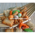 Hot product corn snacks food korean round rice cracker recipe